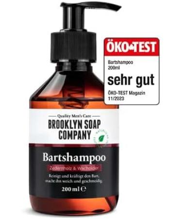 Beard Shampoo 200ml - Brooklyn Soap Company | Clean & Care Reduces Dandruff International Shipping - Buy Online on GoSupps.com