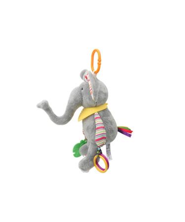 BUDINOQUE Elephant Toy - Baby Activity Teething Toy with Rattle & Textures - Buy Online on GoSupps.com