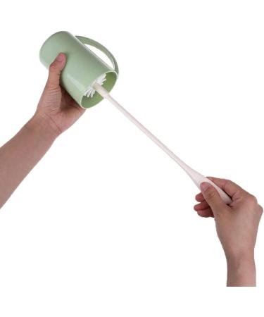 MFORTAB Sponge Wash Cup Milk Bottle Brushes Long Handle Cleaner Easy to Clean Glass Insulation Pot Brush Kitchen Tools 39.5x5cm As Shown - Buy Online on GoSupps.com