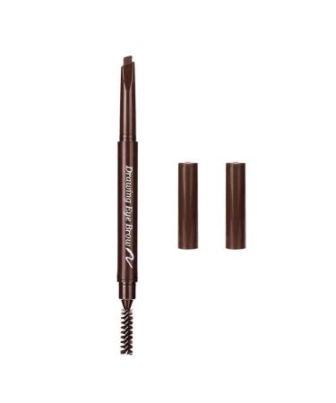 Automatic Dual Tip Rotating Eyebrow Pencil - Waterproof & Sweatproof - Perfect for Flawless Brows (01) | International Shipping - Buy Online on GoSupps.com
