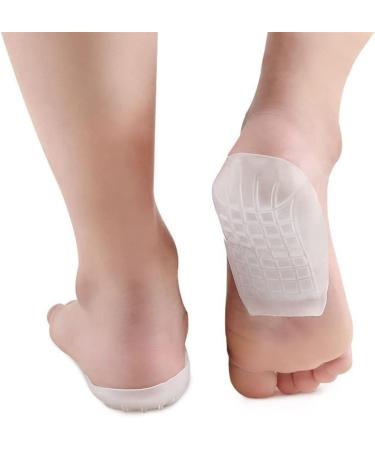 Buy X-Large SEBS Shoe Heel Pads for Men - Anti-Wear Foot Shock Absorption Comfort for Heel Spurs & Cracked Heels - White - Buy Online on GoSupps.com