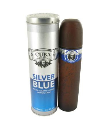 Cuba Silver Blue By Fragluxe Eau De Toilette Spray 3.3 Oz For Men