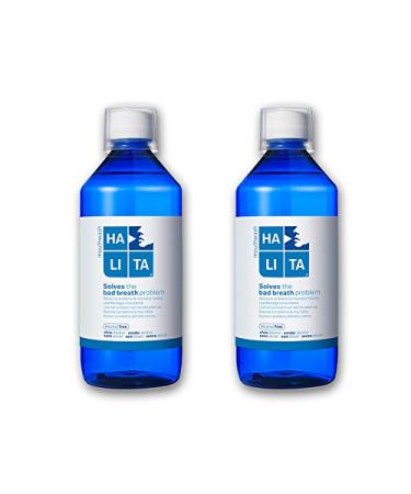 2 x Halita mouthwash 2x500 ml - new formula gluten free