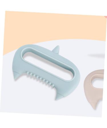 Beaupretty Acupuncture Massage Device & Paddle Hair Comb Tool - Manual Head & Neck Massager Silicone Spa Pebbles 11.8x8.5x2.2cm Blue - Enhance Relaxation & Hairdressing - Buy Online on GoSupps.com