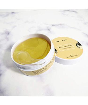 Hydrogel Eye Pads - 60 St. Gold Collagen Masks for Dark Circles & Puffiness | Anti-Aging Moisture Treatment - Made in Korea - Buy Online on GoSupps.com