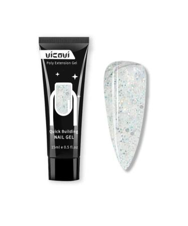 UV Gel Nail Polish Tips Extension Camouflage Builder Gel Nail Glue Fast Dry Quick Building Gel UV LED Gel Polish Manicure - (Color: 166)