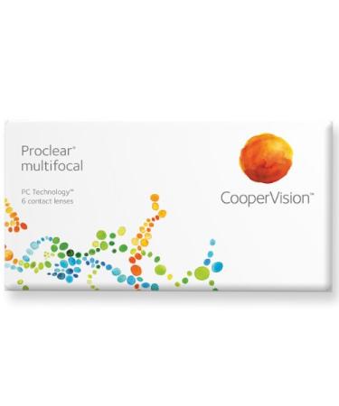 Proclear multifocal progressive monthly soft lenses 6 pieces / BC 8.7 mm / DIA 14.4 / ADD +2.50 N / +1.25 diopters