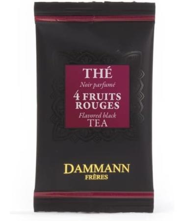  ANTICO CAFFE' NOVECENTO Dammann Brothers | Black Tea & Red Fruits | Red Fruit Flavored Red Tea - 24 Bags (48 Gr) Tea Bag Packs | Strawberry and Currant Tea | Fruit Tea Collection - Buy Online on GoSupps.com