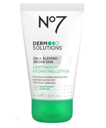 Boots No7 Derm Solutions Lightweight Hydrating Lotion Suitable for Oily Blemish-Prone Skin 50ml