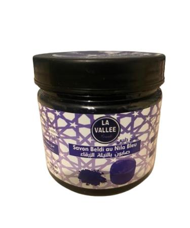 Beldi Natural Black Soap with Blue Nila – Nourishing Exfoliating Body and Face Scrub