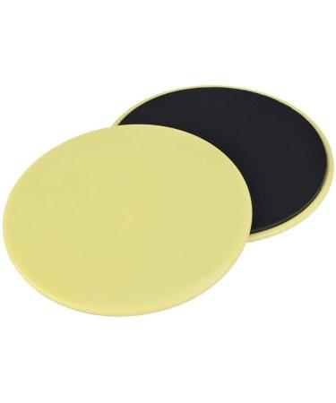 Agate Core Sliders - 2PCs Fitness Slide Equipment for Full Body Training Strengthen Abs Butt & Belly - Home Exercises in Yellow - Buy Online on GoSupps.com