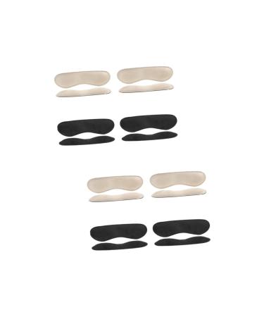 GLEAVI 8 Pairs Heel Grip Liners Shoe Cushion Heel Stickers High Heel Grips High Heel Back Pads Shoe Pad High Heel Support Back of Heel Cushions Heel Insoles Heel Patch Lengthen