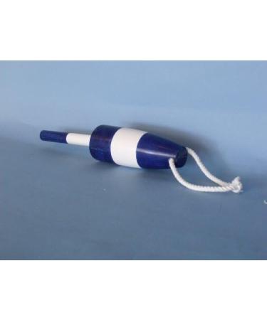 Handcrafted Wooden Dark Blue Cape Rock Lobster Trap Buoy 15 - Beach Decoration - Buy Online on GoSupps.com