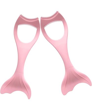 Healeved 4 Pcs Mascara Brush Massaging Eye Mask Lash Mascara Eyeshadow Eyeliner Guide Pink - Buy Online on GoSupps.com