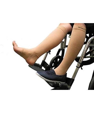 GeriLeg Elderly Leg Skin Protector - Thin Skin Tear & Bruise Protective Sleeves (Medium/Beige) - Made in USA - Pack of 1 - Buy Online on GoSupps.com