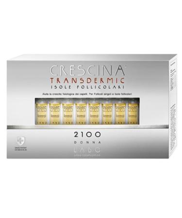 Labo CRESCINA TRANSDERMIC ISELE VOLLICOLARI RI-CRESCITA 2100 Anti-Hair Loss Women 20 Ampoules