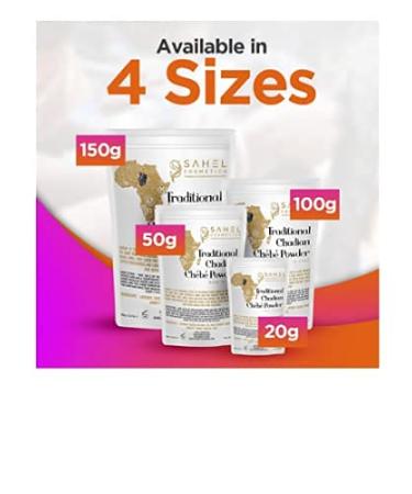 Uhuru Naturals Sahel Cosmetics Chebe Powder (50g) - Natural Hair Growth Treatment - Buy Online on GoSupps.com
