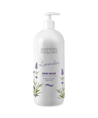 Australian Bodycare Skin Wash Professional 1000 ml | Tea Tree Oil + Lavender Body Wash for the Skin | Relieves Spots and Pimples Acne Body Odor & smelly feet | Effective after shaving and waxing