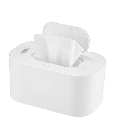 USB Baby Wipe Warmer, Baby Wet Wipes Dispenser, 3 Temperature Modes, Evenly Overall Heating, Silence, Large Capacity Portable Diaper Wipe Warmer for Home Car Travel