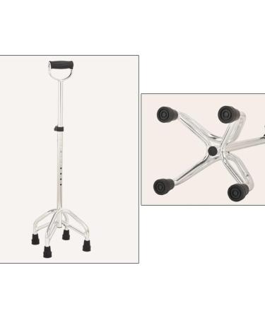 Cane Durable Aluminium Four-Legged Cane Telescopic Crutches Walking Aid for The Elderly (Color : Silver) Smooth Sailing - Buy Online on GoSupps.com