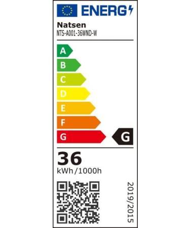Nats 36W LED Ceiling Lamp - Warm White 3000K Ultra-Slim Modern Lighting for Living Room Bedroom Kitchen & Office - 400x40mm 2880lm - International Shipping Available - Buy Online on GoSupps.com