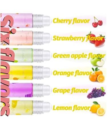 Prreal 6 PCS Fruity Lip Gloss - Moisturizing Transparent Lip Oil for Plumper Lips | Ideal Lip Care Solution - Buy Online on GoSupps.com