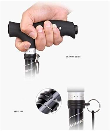 SilteD Canes Multi-Functional Crutches Cane Elderly Retractable Crutches A - Buy Online on GoSupps.com