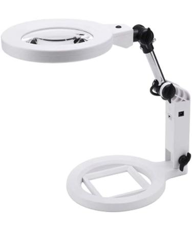 Glass with Light 5X Desktop Glass high-Definition LED Lights Suitable for The Elderly to Read Newspapers maps 2X 4X 25x Lightweight Handheld Glass Made in China - Buy Online on GoSupps.com