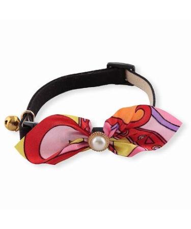 Elegant Ascot Cat Collar Pink