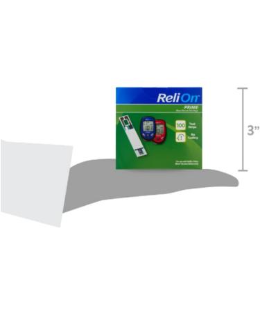 ReliOn Prime Blood Glucose Test Strips 100 Count + STS Sticker - Bundle Deal - Buy Online on GoSupps.com