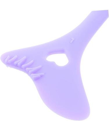 BIUDECO Eyeliner Stamp Eyeshadow Applicators Reusable Silicone Eyelash Stencils Makeup Tools Face Auxiliary 12.00X6.00X0.50CM Purple - Buy Online on GoSupps.com