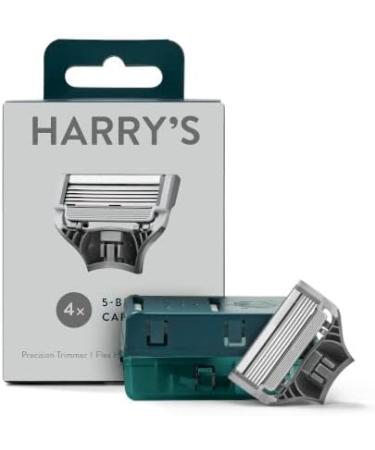Harry's Chrome Edition The Winston Razor + 4 Blade Refills - Premium Shaving Kit for Men - International Shipping Available - Buy Online on GoSupps.com
