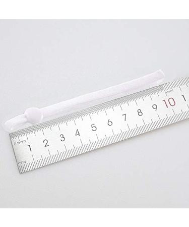 Adjustable Elastic Bands for DIY Mask Making - 100PCS White - Buy Online on GoSupps.com