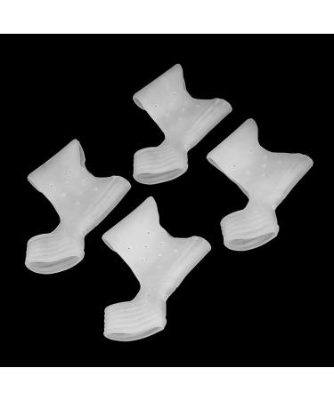 Hallux Valgus Corrector - 2 Pairs Elastic Breathable Toe Separator Cushion - Bunion Hallux Valgus Correction Tool (White) - Buy Online on GoSupps.com