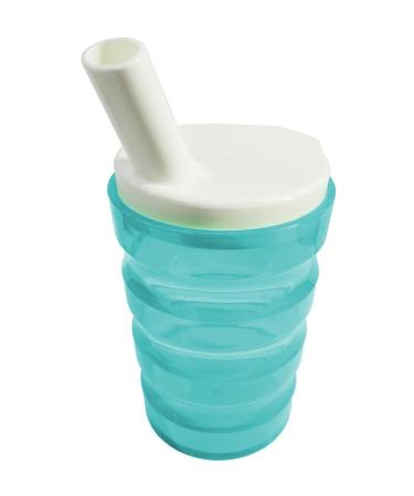 FabaCare drinking cup with two lids grooved cup sippy cup Easy To Clean special seal blue