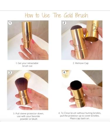 Beautilee Makeup Blending Kit - 3 Piece Set with Soft Sponges & Powder Brush - Blend Like a Pro in Black Gold - Perfect for Flawless Finish - Buy Online on GoSupps.com