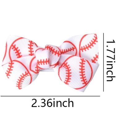Sport Hair Clips for Girls Football Rugby Hair Barrettes for Women Sports-Themed Party Hair Accessories for Daughter Baseball Hairpin Bowknot Clip for Teen Girls Bow Barrette Set 3 Pairs - Buy Online on GoSupps.com