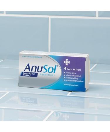 Anusol HC Suppositories (12 Pack) - Effective Relief for Hemorrhoids | Fast International Shipping - Buy Online on GoSupps.com