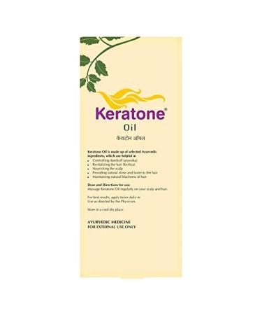 Keratone Oil: Ayurvedic Hair Therapy Oil for Scalp Nourishment & Hair Revitalization - 100ml | Best International Shipping Available - Buy Online on GoSupps.com