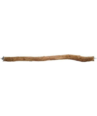 Polly's Full Length Hardwood Bird Perch, 30-Inch, Brown (50804)
