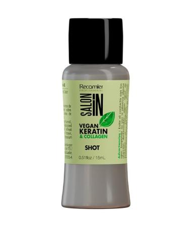 RECAMIER PROFESSIONAL SALON IN Vegan Keratin and Collagen Hair Shot Intensive Treatment - Single Shot 0.51 FL OZ / 15 ML