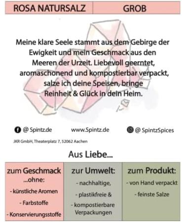  SPINTZ SPINTZ Organic Whole Black Pepper + Coarse Pink Natural Salt 1 kg Combo Offer (2 x 1000 g) Peppercorns and Salt for Pepper Mill Organic Black Pepper | - Buy Online on GoSupps.com