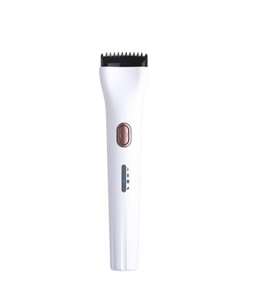 BOKIOESDE Double Sided Anti Scald Comb Teeth Electric Eyelash Curler Easy Curling and Curling with Just Push Heated Eyelash Curler White