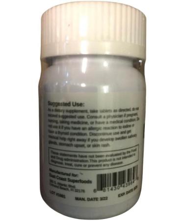 Potassium Iodide 65mg - 60 Tablets | Thyroid Support Supplement - Buy Online on GoSupps.com
