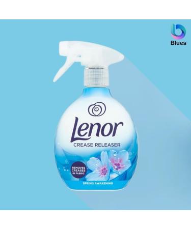 Lenor Crease Releaser Spray Removes Creases in Fabric. Spring Awakening Scent Twin Pack 2 x 500ml - Buy Online on GoSupps.com