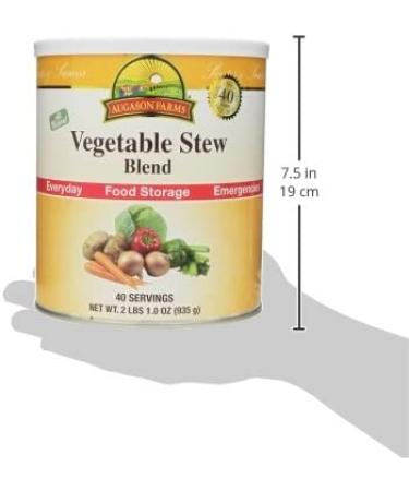 Augason Farms Vegetable Stew Blend 2 lbs 0.5 oz - No. 10 Can - Buy Online on GoSupps.com