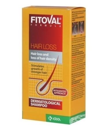 Fitoval Hair-Loss Shampoo - Stimulates Growth & Fights Excessive Hair-Shedding / Thinning - With Arnica Rosemary & Glycogen - 100ml by KRKA
