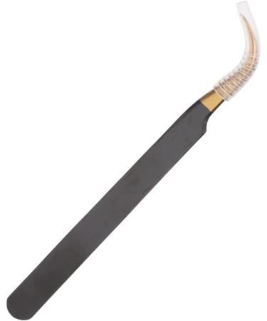 Professional Stainless Steel Curved Eyelash Extension Tweezers - Ergonomic Portable & Safe for Home Use - Buy Online on GoSupps.com