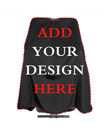 Custom Barber Cape,Personalized Salon Haircut Capes,Add Your Image Haircut Kit Hairdressing Apron for Home Salon and Barbershop