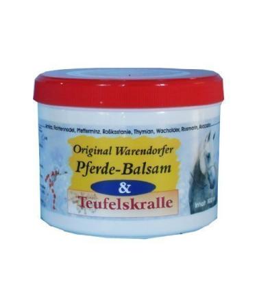 Warendorfer horse balm with African devil's claw - warming horse ointment with natural ingredients and essential oils - refreshing and vitalizing (500ml)